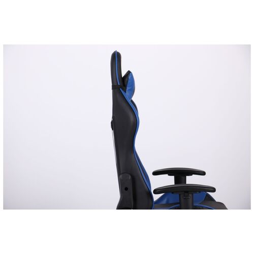 Крісло VR Racer Dexter Slag чорний/синій - Фото №14