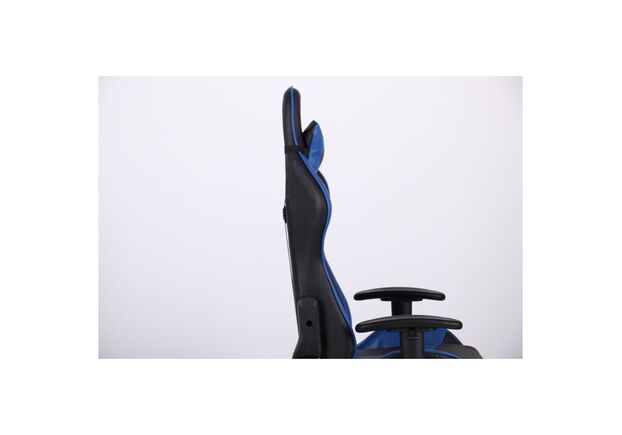 Крісло VR Racer Dexter Slag чорний/синій - Фото №2