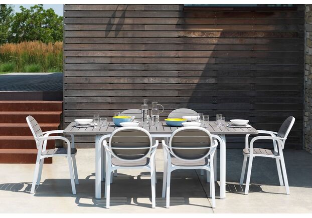 Стол Alloro 140 Extensible Tortora Vern Bianco - Фото №2