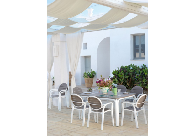 Стол Alloro 140 Extensible Tortora Vern Bianco - Фото №2
