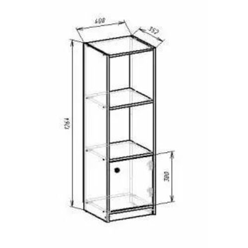 Стелаж модульний Chess 1660х1200х350мм  - Фото №5