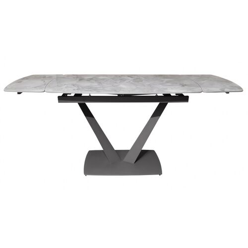 Стол обеденный Elvi Grey Stone керамика 120-180 см - Фото №2