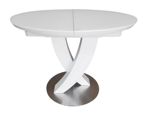 Розкладний стіл OPERA MATT WHITE 100-130 см - Фото №1