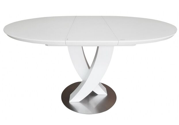 Розкладний стіл OPERA MATT WHITE 110-140 см - Фото №1
