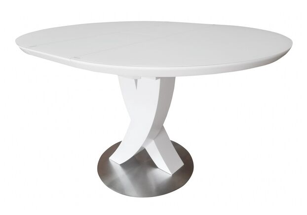 Розкладний стіл OPERA MATT WHITE 100-130 см - Фото №2