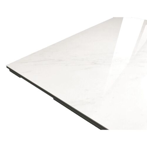 Стіл KEEN JALAM WHITE (Кін Джелем Вайт) 160(+40+40)*90*76 см біла кераміка/білі ніжки - Фото №6
