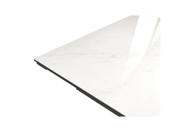 Стол KEEN JALAM WHITE (Кин Джелем Вайт) 160(+40+40)*90*76 см белая керамика/белые ножки - Фото №2