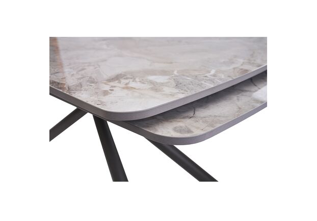Стол обеденный PALERMO GREY STONE керамика 140-200 см - Фото №2