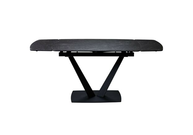 Стол ELVI BLACK MARBLE керамический 120-180 см - Фото №1