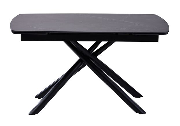Стол обеденный PALERMO BLACK MARBLE керамика 140-200 см - Фото №2