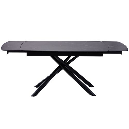 Стол обеденный PALERMO BLACK MARBLE керамика 140-200 см - Фото №6