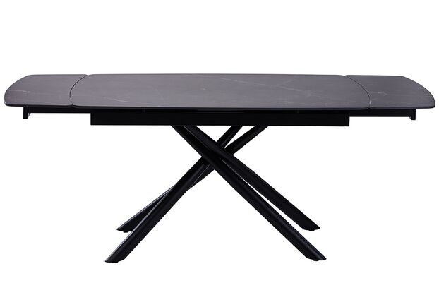 Стол обеденный PALERMO BLACK MARBLE керамика 140-200 см - Фото №2