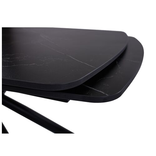 Стол обеденный PALERMO BLACK MARBLE керамика 140-200 см - Фото №7