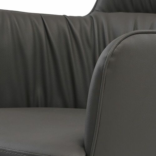 Кресло обеденное SHELDON Шелдон экокожа серый графит - Фото №4
