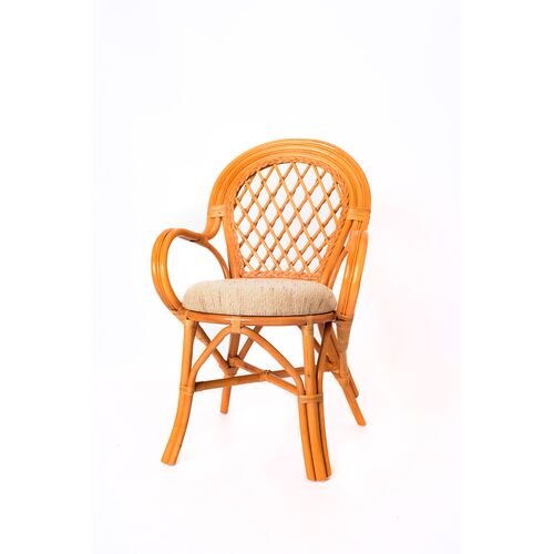 Обеденный комплект Буковина медового цвета: прямоугольный стол со стеклом, 6 кресел - Фото №17