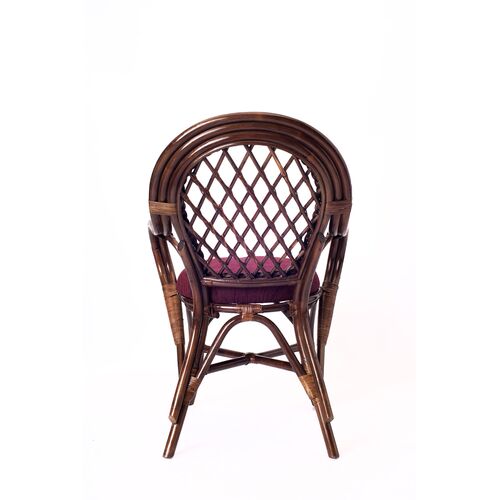 Обідній комплект Буковина темно-коричневий, прямокутний стіл зі склом, 6 крісел - Фото №4