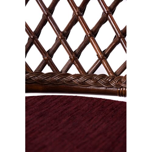 Обеденный комплект Буковина темно-коричневый, прямоугольный стол со стеклом, 6 кресел - Фото №9