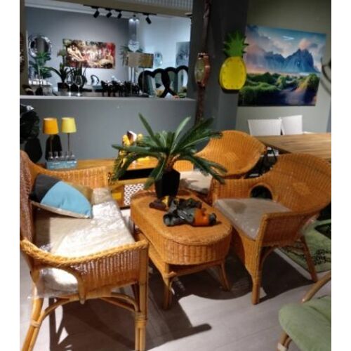 Комплект мебели Лавеа из натурального ротанга светло-коричневый - Фото №6