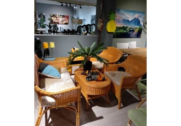 Комплект мебели Лавеа из натурального ротанга светло-коричневый - Фото №2