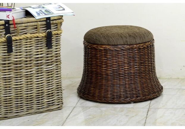 Комплект плетеной мебели Бока сет из натурального ротанга коричневый  - Фото №2