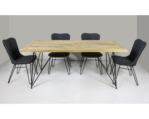 Обеденный комплект Бонни (стол 180x90 см и 4 стула) - Фото №1