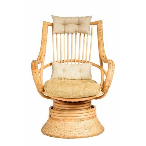 Комплект плетеной мебели Бока-дабл сет из натурального ротанга медовый - Фото №5