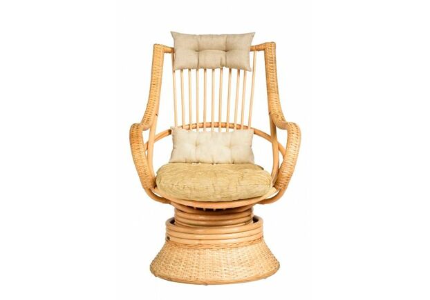 Комплект плетеной мебели Бока-дабл сет из натурального ротанга медовый - Фото №2