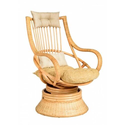 Комплект плетеной мебели Бока-дабл сет из натурального ротанга медовый - Фото №4