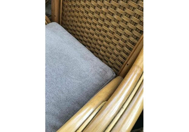 Комплект мебели Пеликан из натурального ротанга коричневый - Фото №2