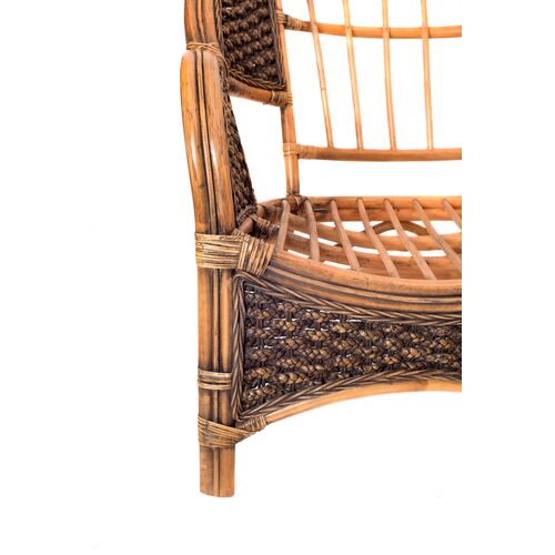 Комплект Папасан Гиацинт орехового цвета: 2 кресла Папасан,софа Мамасан,кофейный столик со стеклом - Фото №2