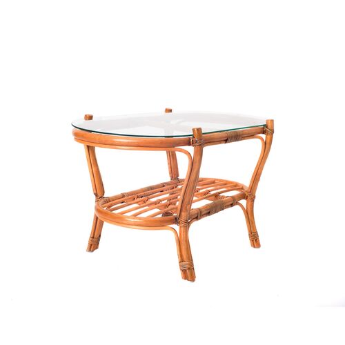 Комплект Папасан Гіацинт горіхового кольору: 2 крісла Папасан,софа Мамасан,кавовий столик зі склом - Фото №25