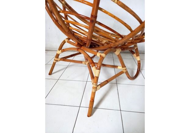 Комплект мебели Папасан Дуэт из натурального ротанга светло-коричневый - Фото №2