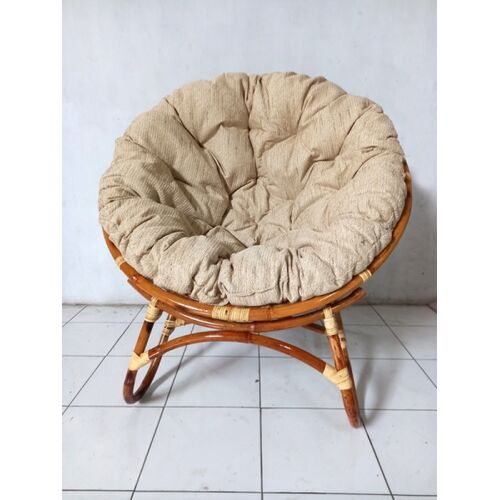 Комплект мебели Папасан Дуэт из натурального ротанга светло-коричневый - Фото №7