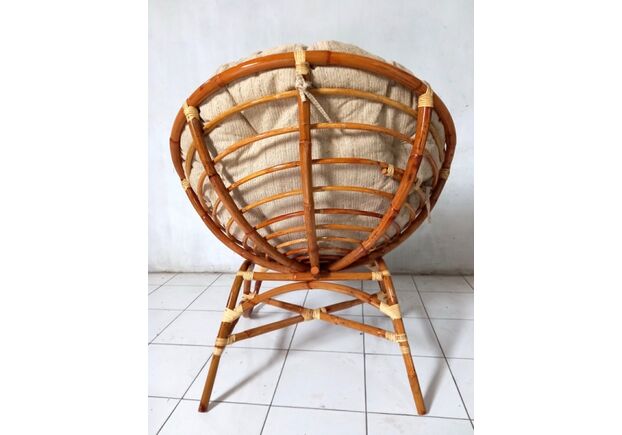 Комплект мебели Папасан Дуэт из натурального ротанга светло-коричневый - Фото №2