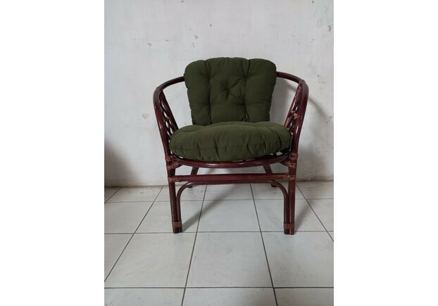 Комплект мебели Таврия Дарк-грин из натурального ротанга темно-коричневый - Фото №2