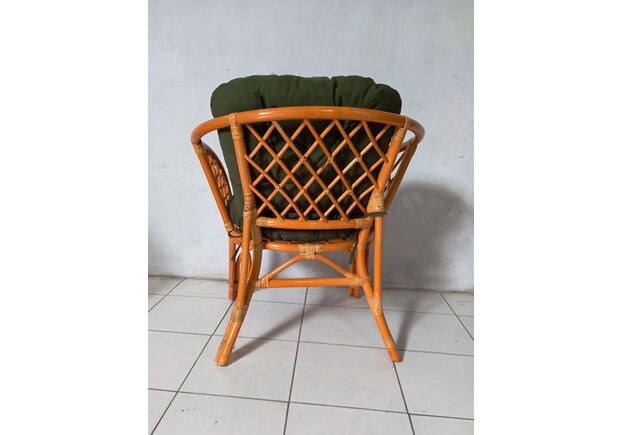 Комплект мебели Таврия Дарк-грин из натурального ротанга светло-коричневый - Фото №2