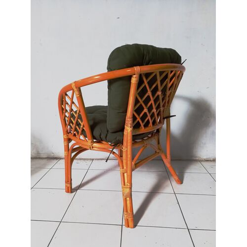 Комплект мебели Таврия Дарк-грин из натурального ротанга светло-коричневый - Фото №4
