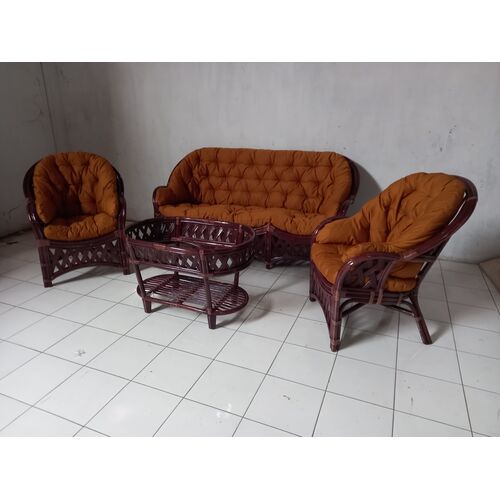 Комплект мебели Копакабана-3 из натурального ротанга темно-коричневый - Фото №7