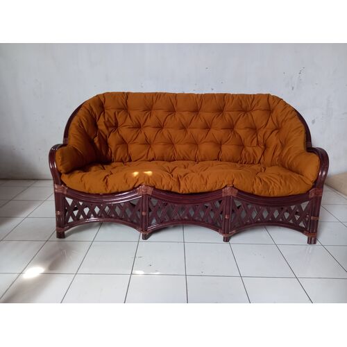 Комплект мебели Копакабана-3 из натурального ротанга темно-коричневый - Фото №10