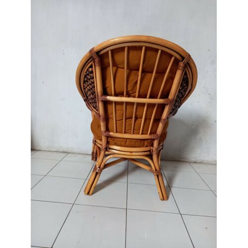 Комплект Копакабана Гиацинт из натурального ротанга орехового цвета (Софа, 1 кресло, стол) - Фото №17