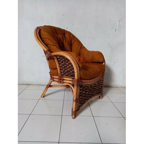 Комплект Копакабана Гиацинт из натурального ротанга орехового цвета (Софа, 1 кресло, стол) - Фото №14