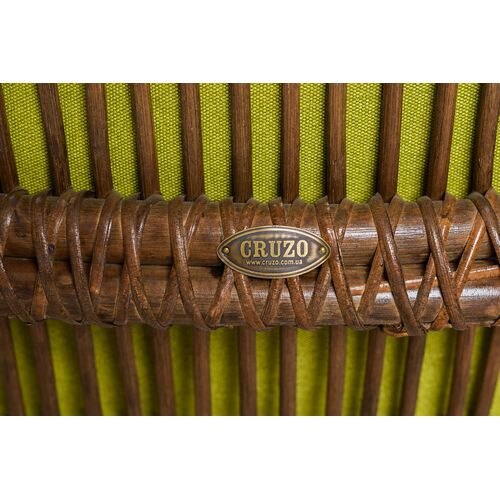 Комплект плетеной мебели Дрим из натурального ротанга коричневого цвета: софа, 2 кресла и кофейный столик - Фото №5