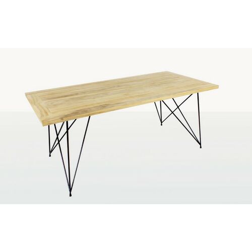 Обеденный стол Саманта из тика 180 см - Фото №3