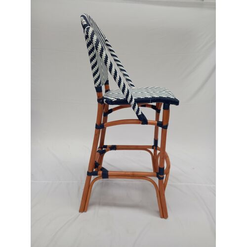 Барний стілець бістро ротанговий Chevron Bar Chair - Фото №2