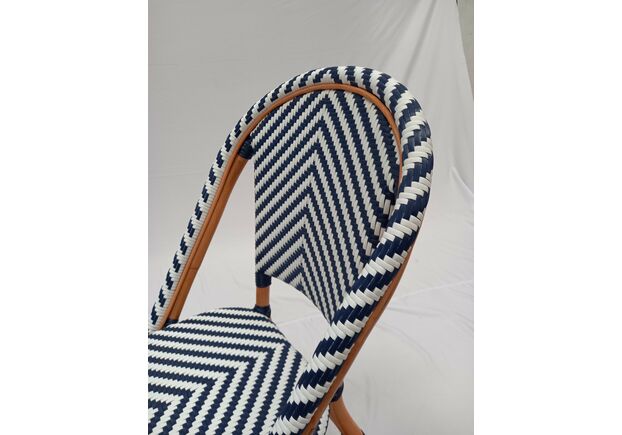 Стул Французский ротанговый бистро Chevron Side Chair - Фото №2