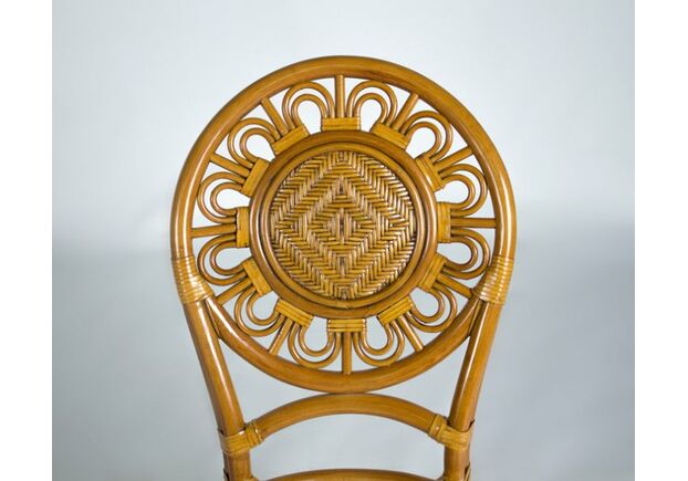 Обеденный стул Аскания натуральный ротанг королевский дуб - Фото №2