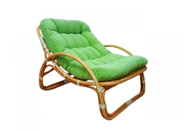 Лаунж-кресло Соло натуральный ротанг, медовый - Фото №1