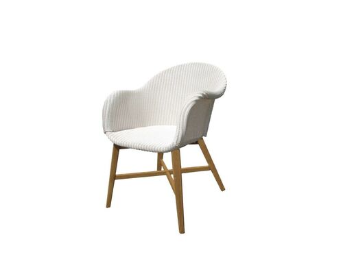 Плетеное кресло Виола лум, белый - Фото №1