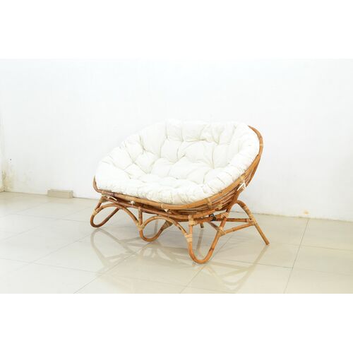 Комплект мебели Папасан Нуово (софа, 2 кресла и столик) натуральный ротанг - Фото №8