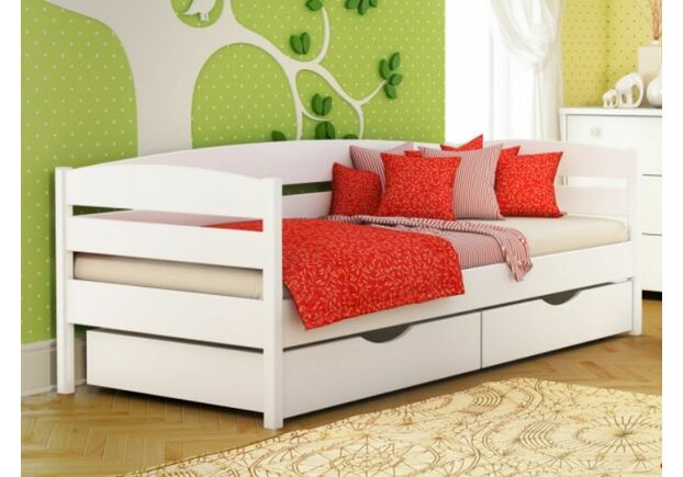 Ліжко Нота Плюс 80х190 см білий щит - Фото №2